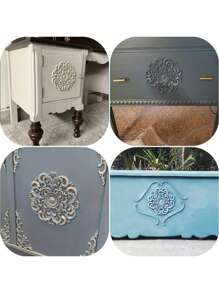 1 Pc Inlaid Wood Carvings, Unpainted Furniture Bed Doors Cabinet Trims