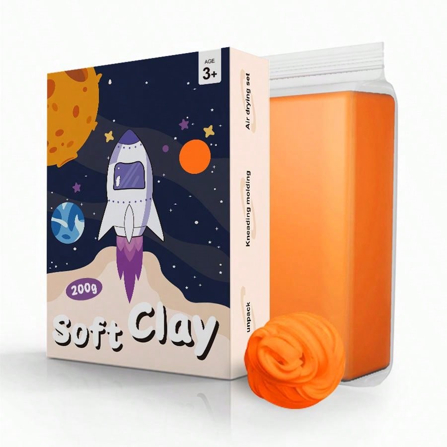 9 Colors Foam Clay Modelling Clay(200g) Wet, Soft, AirDry For
