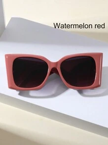 1pc Women's Cat Eye Fashion Glasses With Wide Burgundy Legs & High-End Personality For Fashion Show, Street Snap, Cute Shades Beach Accessories Beach Accessories For Women Glasses Shades Basics Fall Winter Women Outfits Clothes Business Casual Gifts - Nhiều màu - Xem 18