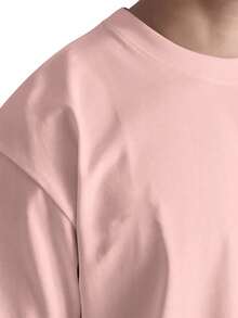 Men T-Shirts - Màu Hồng baby - Xem 3