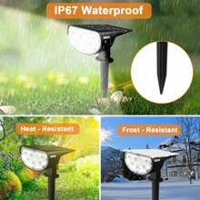 Black Low Voltage Solar Powered Integrated LED Spot Light (Set Of 6) - 黑色 - 查看 5