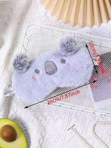 1pc Cute Cartoon Koala Eye Mask - Multicolor - View 6