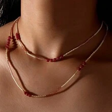 1 Miếng 4MM Người châu Phi Hột Kết cườm String Chuỗi dài Làm thủ công Kết cườm Vòng tay Đối với phụ nữ 2024 Mới - Nhiều màu - Xem 5