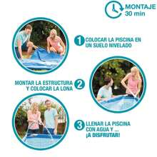 Piscina Beachside Frame con depuradora filtro D305 x 76 cm (Intex 55241) ✅ Entrega 24/48h a España (península) - Ver 17