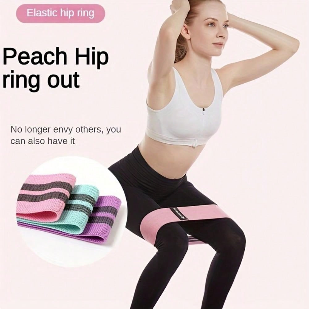 Elastic Squat Resistance Bands, Buttocks Fitness Training Tension Bands