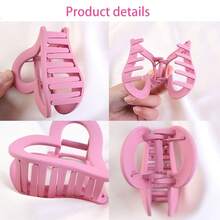 1個女式心型夾子-半縛髮,成人髮型和情人節禮物 - 彩色 - 查看 4