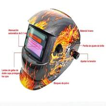 Careta De Soldar Uso Industrial Soldadura Electronica Varios Diseño - Negro - Ver 2