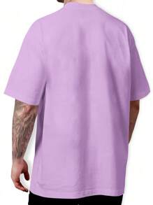 Men T-Shirts - Màu đỏ tím - Xem 2