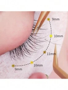 False Eyelashes - 0.07 D 混合 8mm 至 14mm - 查看 6
