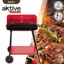 Barbacoa de carbón Aktive 66X44X85 cm - Camping - Muebles Para El Aire Libre - Color Baby - Ref. 52898 - Multicolor - Ver 6