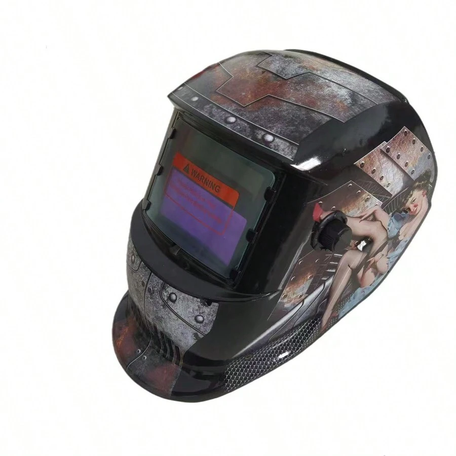 Careta De Soldar Uso Industrial Soldadura Electronica Varios Diseño - Negro - Ver 1