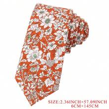 男士花卉领带 领带 男士领带 婚礼派对用细领带 - XY108 - 查看 2