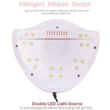 45 件組凝膠拋光套裝帶指甲套裝54 瓦紫外線指甲燈指甲乾燥和14 件凝膠指甲油+ 2 件底面漆經典顏色凝膠拋光浸泡凝膠清漆套件適用於美甲diy,uv/led 浸泡凝膠清漆,適合所有季節,聖誕節、萬聖節 - 彩色 - 查看 3