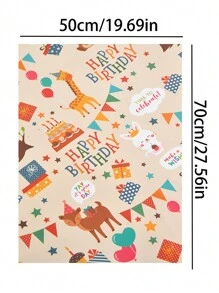 3 Hojas Papel De Envoltura De Regalo De Festival Papel Kraft Para Envolver Regalos Para Caja De Regalo O Cubrir Libros - Rosa - Ver 7
