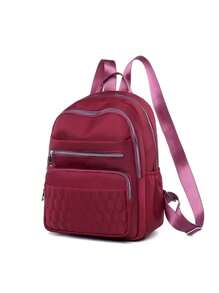 Women Fashion Backpacks - Rojo - Ver 2