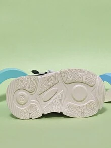 1對黑色魔鬼氈運動涼鞋，適用於春夏季 - 黑色 - 查看 6