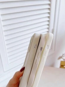 苹果 3 件套高竹制褶皱波浪手机壳适用于 防水防震防摔防刮 - 彩色 - 查看 3