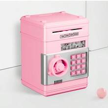 1pc Mini Password Safe Box With Music And Special Effects, Multicolors - Pink - View 2