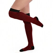 Medieta Acrylan Rayada - Rojo - Ver 4