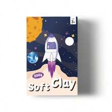 9色泡沫黏土（200克）-柔軟,有彈性,自然乾燥-理想的花卉裝飾,角色扮演,模擬烘焙,史萊姆和塑造藝術用品 - 黑色 - 查看 8