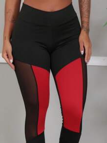 Women Sports Pants - Đỏ - Xem 4