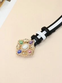 女性腰帶 - 黑色 - 查看 4