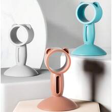 門把手矽膠保護套、門止、門吸盤、防撞禮品組合,適用廁所,灰色(3入組) - 灰色 - 查看 6