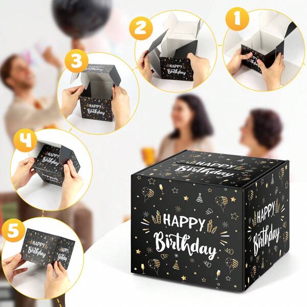 Diy Money Pulling Gift Box For Birthday Surprise, Fun Cash Gift Box