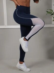 Women Sports Pants - Màu xanh hải quân - Xem 3