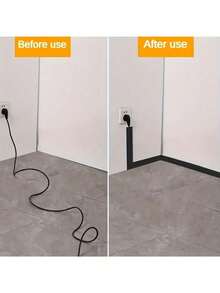 1pc Marble Pattern Wire Clip & Cable Management Mount With Adhesive Tape, For Wall, Floor, Wardrobe, Cabinet, Tile Joint Sealant, Waterproof Decoration - Multicolor - View 5