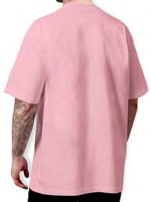 Men T-Shirts - 淺粉色 - 查看 2