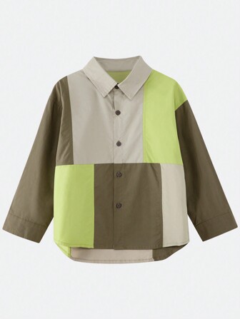 zosee Jungen Kariertes Hemd aus Mischgewebe aus Kunstseide, weich, für Outdoor-Lässig