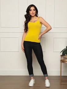 Women Tank Tops & Camis - Amarillo - Ver 5