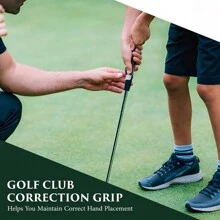 高爾夫球桿握把練習器,正確的手部姿勢和握姿,讓你打造最佳球技的肌肉記憶,超輕量級、防滑功能 - 黃色 - 查看 5