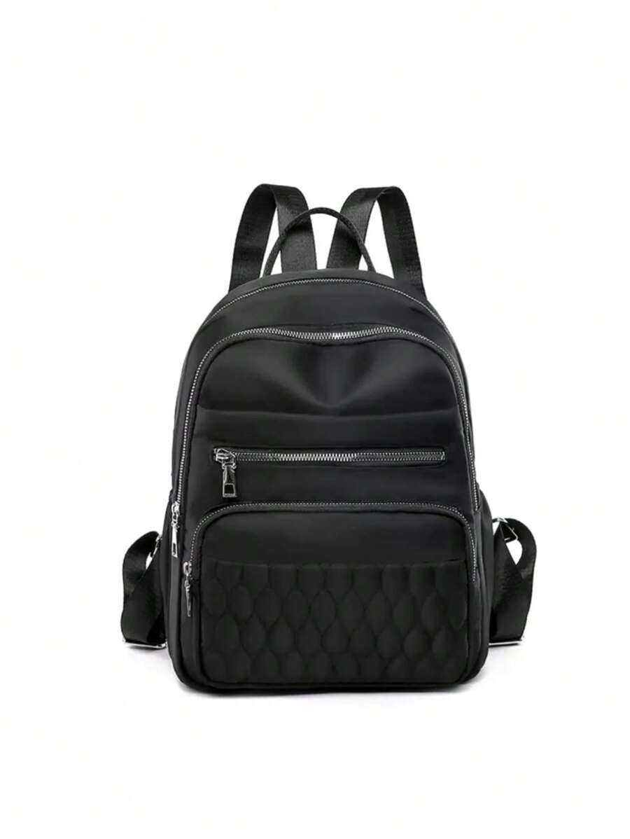 Women Fashion Backpacks - Black - View 1