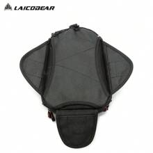 LAICOBEAR Motorcycle Magnet Bag Touch Screen Navigation Motocross Fuel Tank Waterproof Locomotive Rear Seat Bag Rider Motorbike Equipment - Black - View 6