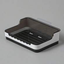 Black Household Soap Dish - Black - View 2