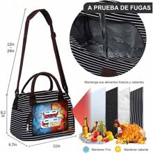 Loncheras Termicas Bolsa Del Almuerzo Para Mujeres Fiambrera - Como se muestra en la imagen - Ver 3