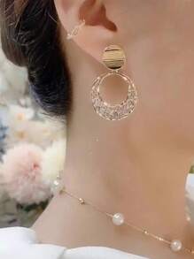 Arete Colgante - Amarillo Oro - Ver 3