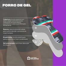 Macaquinho Macacão Ciclismo Feminino Manga Curta Forro Gel Almofadado Roupa Bike Pedal Mtb