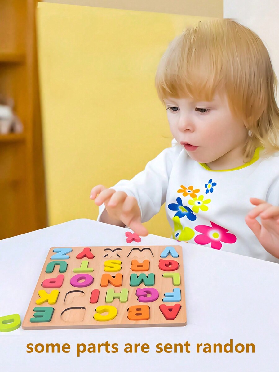 26PC 20cm/7.9in Children Toys Wooden Puzzle Educational Toy for