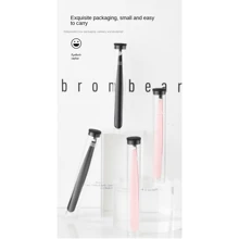 [Tube Packaging] Stainless Steel Light Pink Eyebrow Tweezers Set For Eyebrow & Facial Hair Plucking, With High Precision Straight And Slant Tips, Portable And Ideal For Home Use, Tools For Men