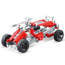 2024新款電動遙控可編程積木套裝,兼容拼裝和插入積木玩具 - 紅色 - 查看 8