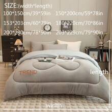 New Design Thickened Velvet Quilt With Milk Velvet Patchwork, Hot Stamping Process, Fashionable Super Soft And Comfortable - Grey - View 2