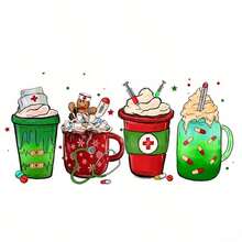 1個16盎司玻璃杯uv Dtf杯套,玻璃杯杯套,杯子貼紙,杯子貼紙,杯子貼紙,杯子貼紙,杯子貼花uv轉印貼紙,防水貼紙瓶貼紙膠帶貼紙 - 彩色 - 查看 2