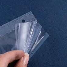 10入組 A5 透明pp活頁裝訂內芯插頁,3/5/7英寸6孔裝訂相簿貼紙收納 - 無色 - 查看 4