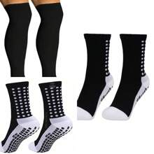 Men Sports Socks - 黑色 - 查看 1