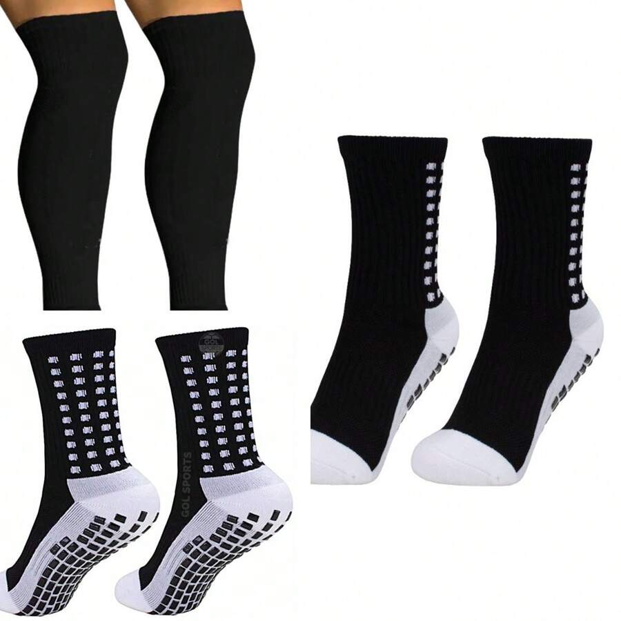 Men Sports Socks - 黑色 - 查看 1