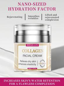 Anti-Aging Collagen Face Cream For Women: Deep Moisturizing, Non-Greasy Formula - White - View 6