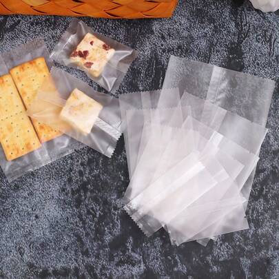 100入組霧面膠膜糖果袋 - 多種尺寸的小禮品袋,烘焙工具和廚房小器具 - 家庭廚房物品的完美選擇